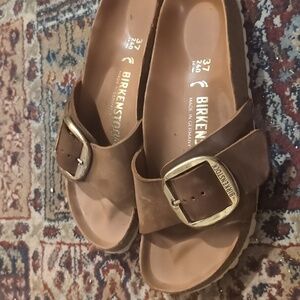 Birkenstock large buckle Madrid sandles